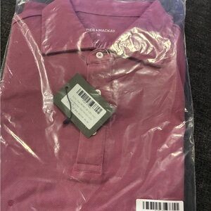 Pier & Mackay Men's Polo Shirt - Classic Pink